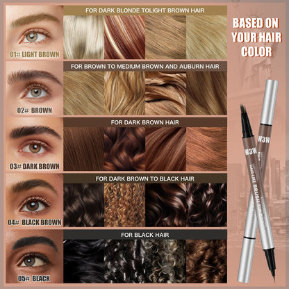 Waterproof Dual-Ended Eyebrow Pencil