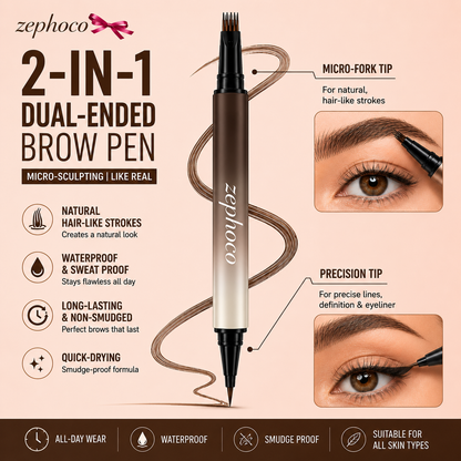 4D Double Ended Eyebrow Precision Pencil